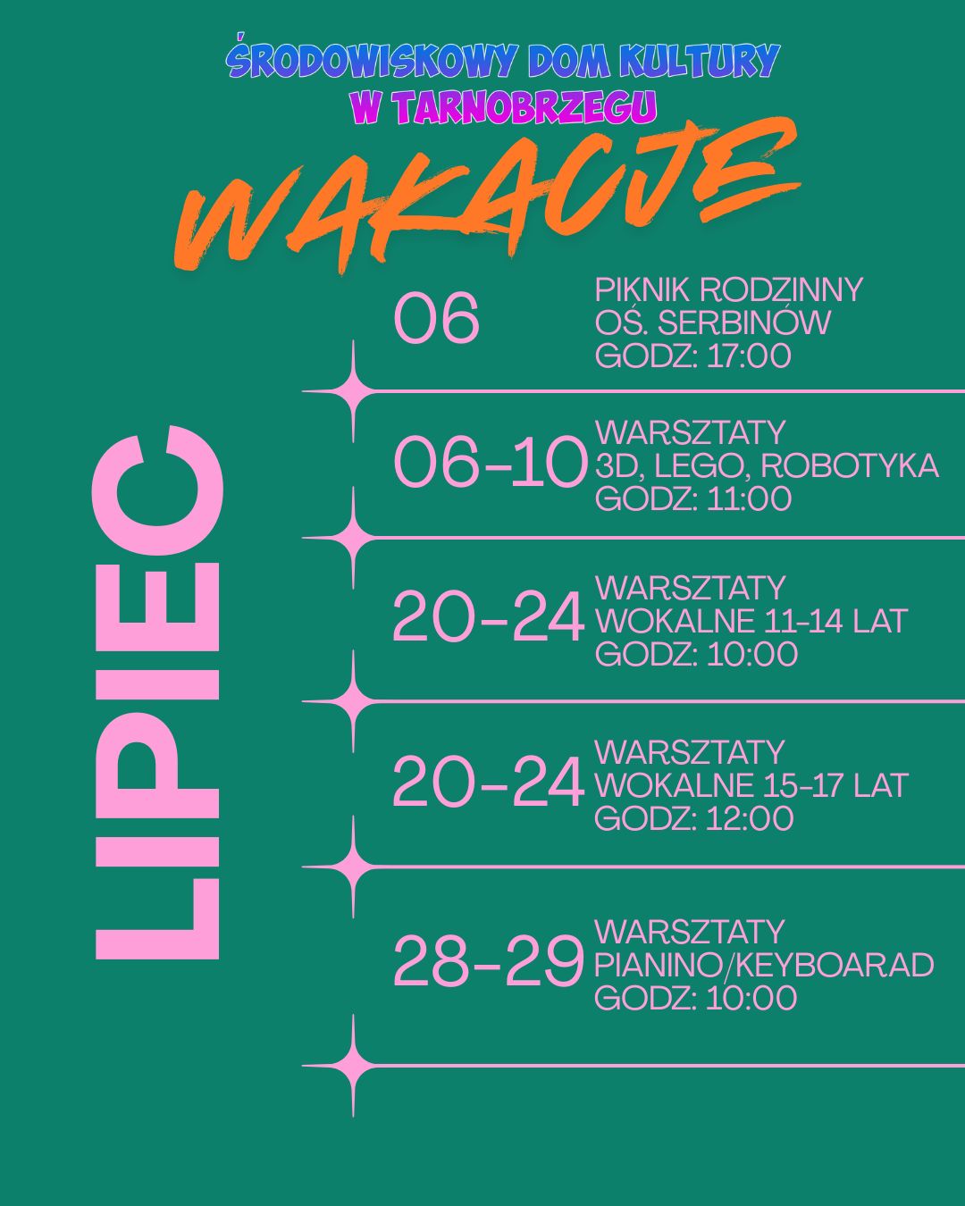 SDK Wakacje 2026 Lipiec Post 1080x1350