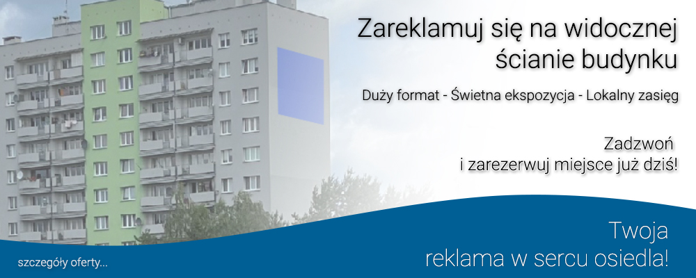 Reklamy na budynkach